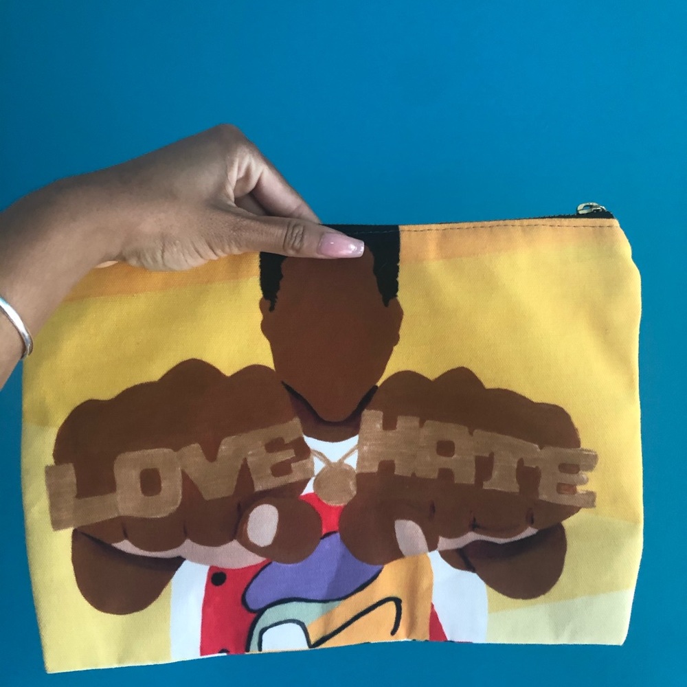 Radio Raheem Colorful Fabric Clutch